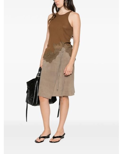Dorothee Schumacher Natural Lace-Trim Top