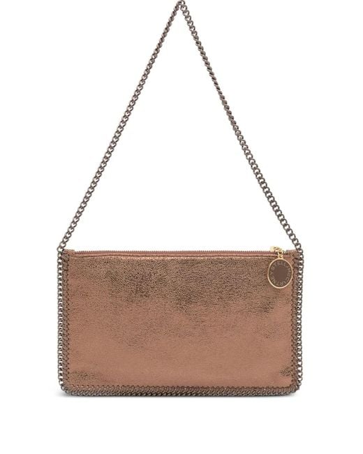 Borsa A Spalla Falabella Con Catena di Stella McCartney in Brown