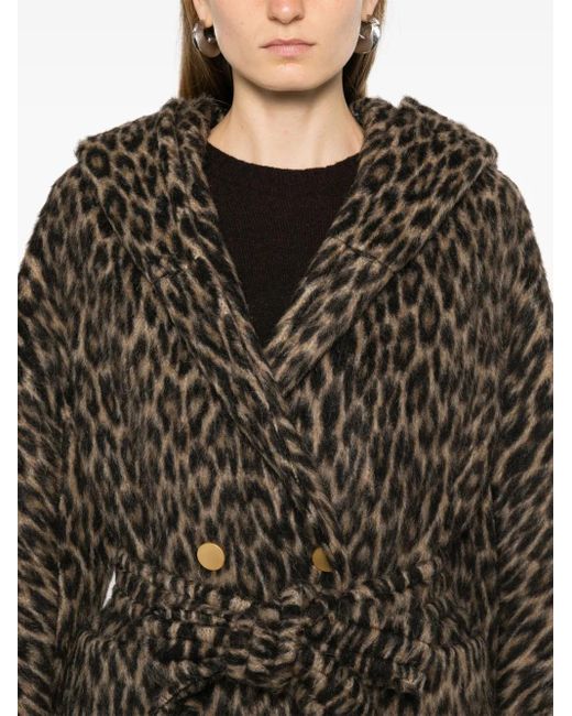 Tagliatore Brown Daisy Coat
