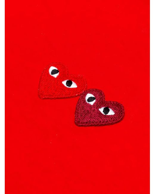 COMME DES GARÇONS PLAY Embroidered-Heart T-Shirt
