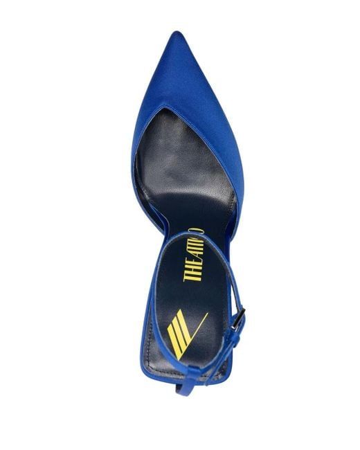 The Attico Blue Pointed-Toe Stiletto Heel Pumps