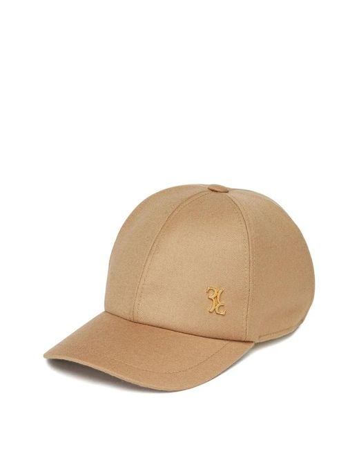 Billionaire Natural Logo Plaque Cap for men
