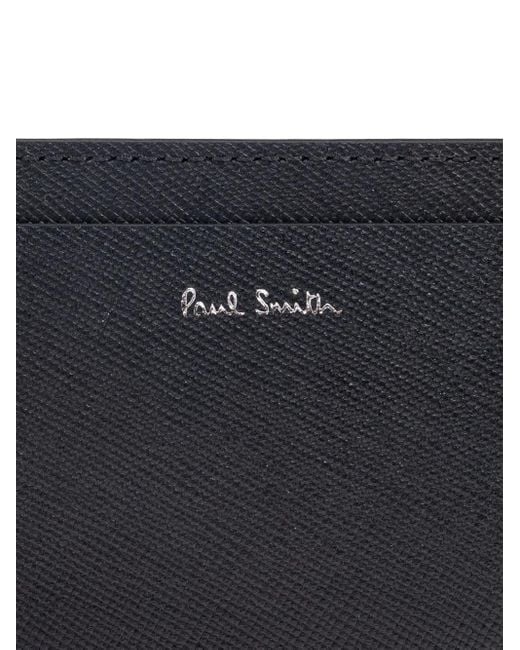 Paul Smith Black Car Print Card Holder for men