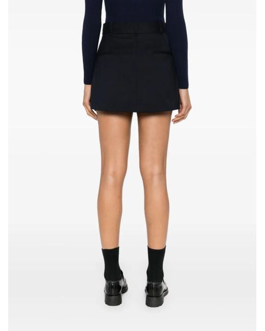 Sandro Shorts Met Logoplakkaat in het Black