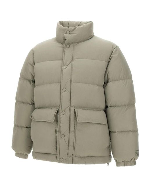 Maison Kitsuné Gray Quilted Padded Jacket for men