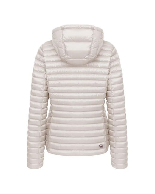 Colmar White Hooded Short Jacket