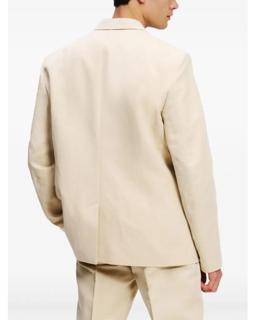 Karl Lagerfeld Natural Notch Lapels Blazer for men