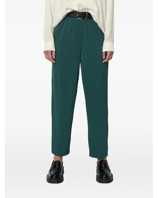 Marc O' Polo Green Elasticated-Waist Trousers