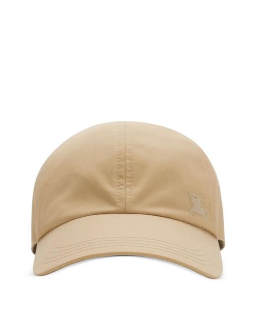 Burberry Natural Gabardine Baseball Cap