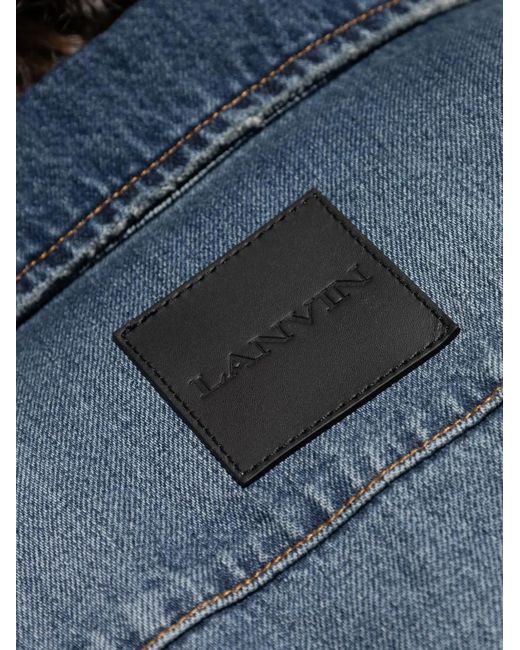 Lanvin Blue Denim Shirt for men