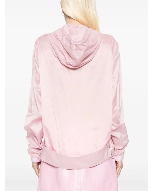 Courreges Windjack Met Capuchon in het Pink