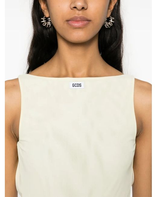 Gcds Natural Short Layered Dress