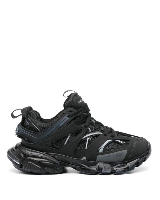 Balenciaga Black Track Panelled Chunky Sneakers