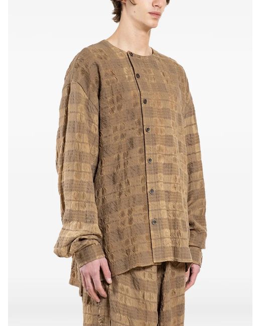 Uma Wang Natural Buttoned Shirt for men