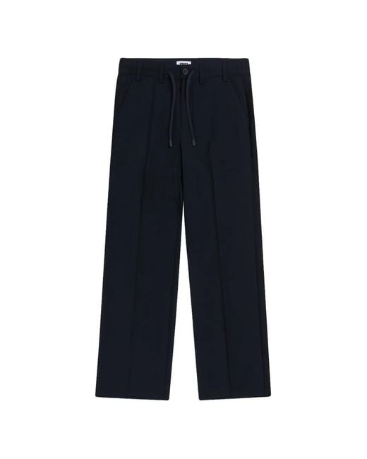 KROST Blue Elliott Drawstring-Fastening Trousers for men