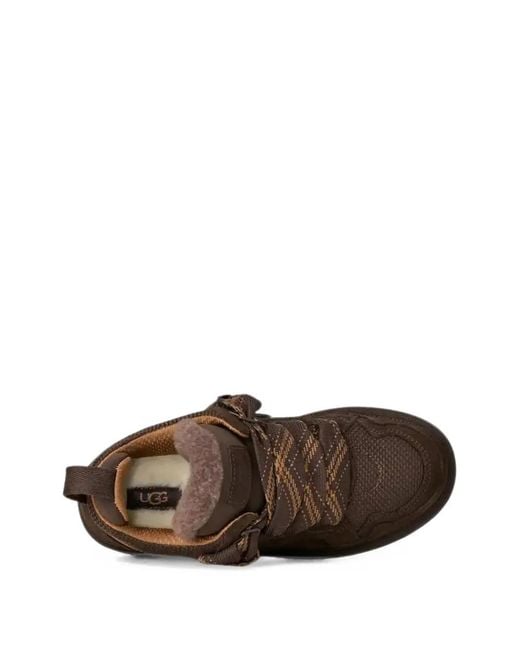 Sneakers Con Inserti di Ugg in Brown