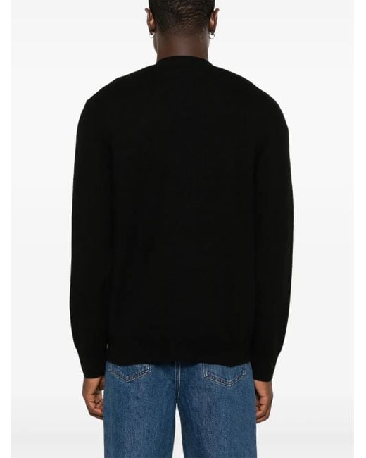A.P.C. Black Kenny Cardigan for men