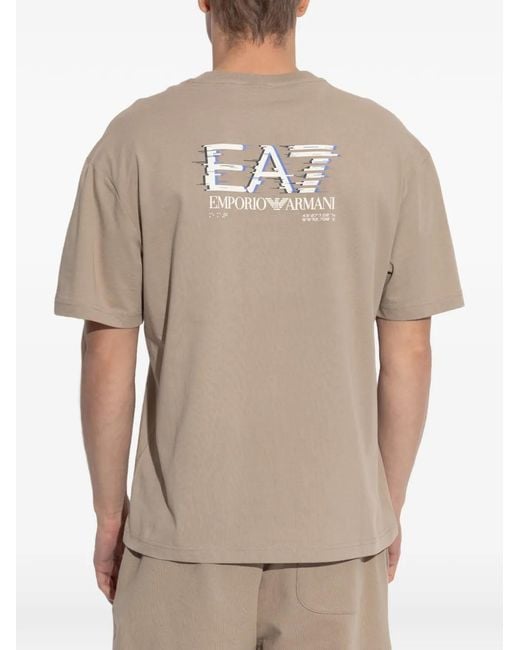 EA7 T-Shirt mit Logo in White für Herren