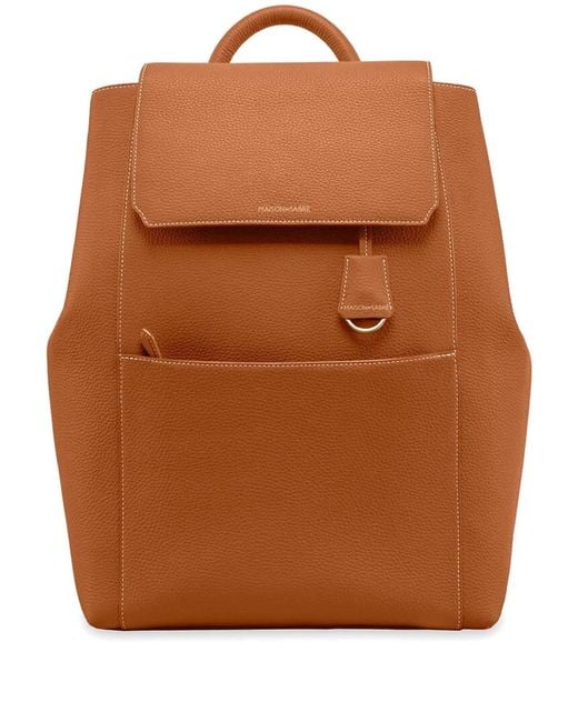 Sac À Dos En Cuir À Rabat Maison De Sabre en coloris Brown
