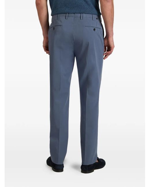 Slowear Blue Button Trousers for men