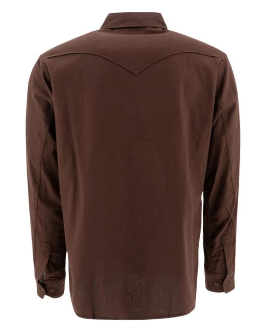 Nonnative Brown Double-Pocket Western Shirt for men