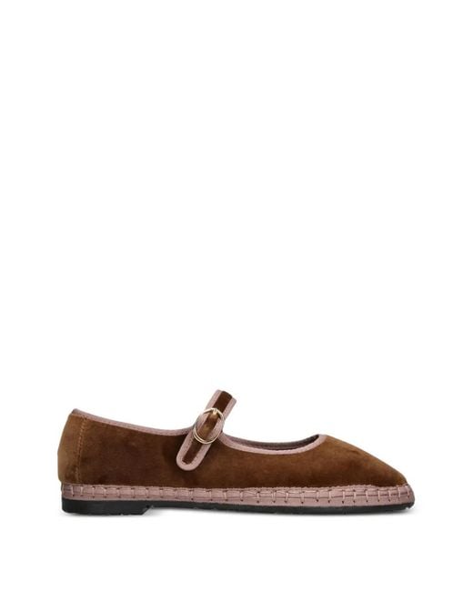 Flabelus Brown Balthasar Ballet Flats