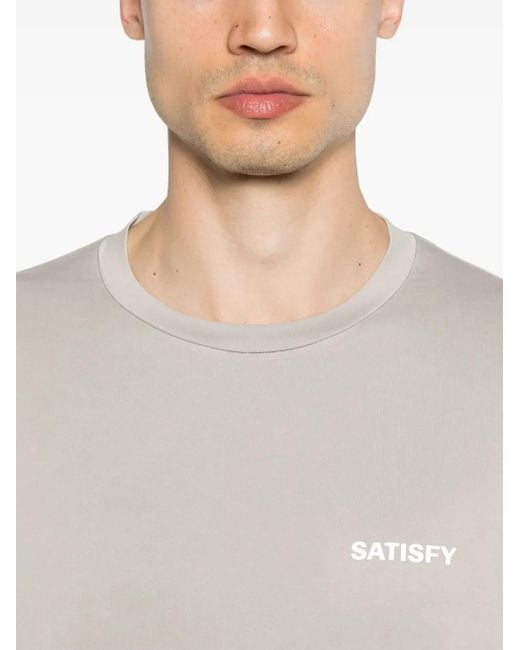 Camiseta AuraLiteTM de manga larga Satisfy de hombre de color White