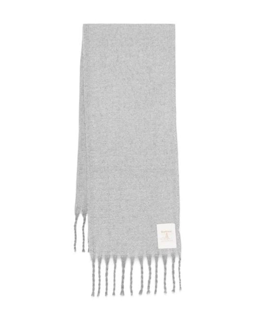 Barbour White Ellison Scarf