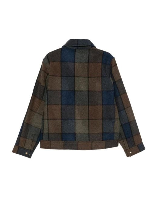 Filson Black Checked Wool-Blend Jacket for men