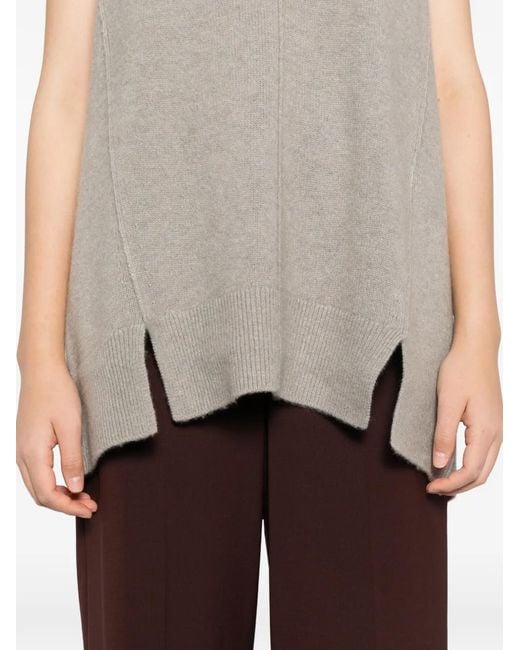 Helmut Lang Gray Brushed Vest