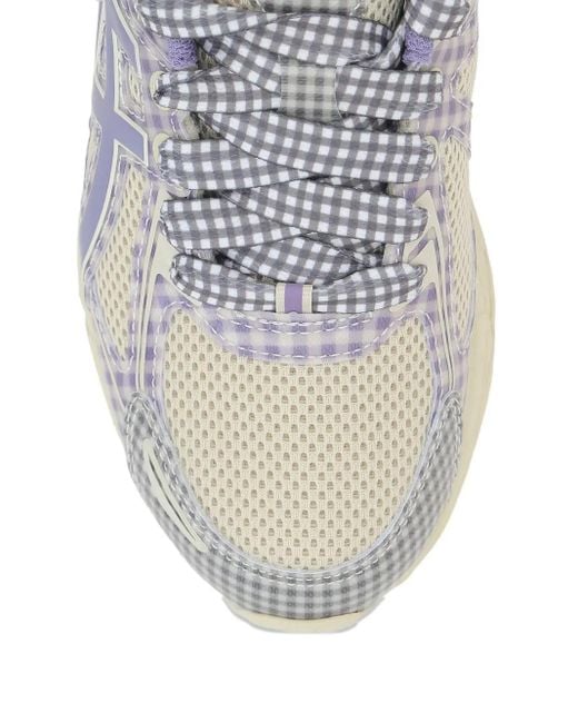 Asics Gray X Story Mfg Gel-Venture Gingham-Check Sneakers