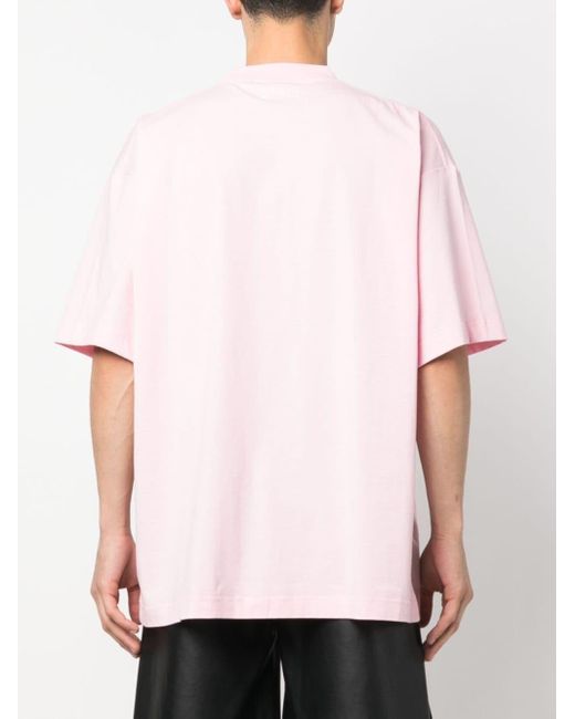 Vetements Pink Logo T-shirt for men