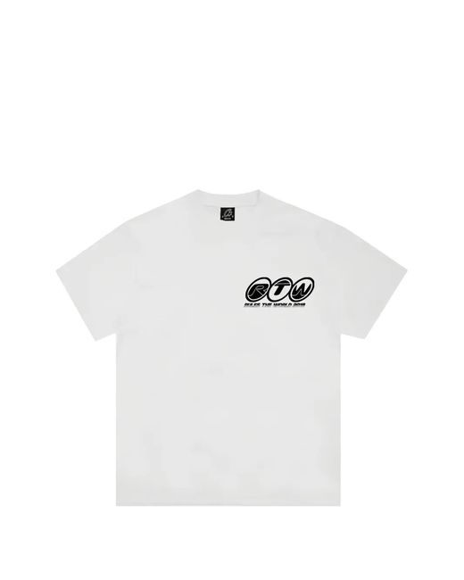 corteiz White Rtw 2018 Logo-Print T-Shirt for men