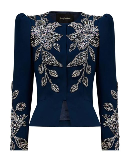 Jenny Packham Blue Dalila Jacket