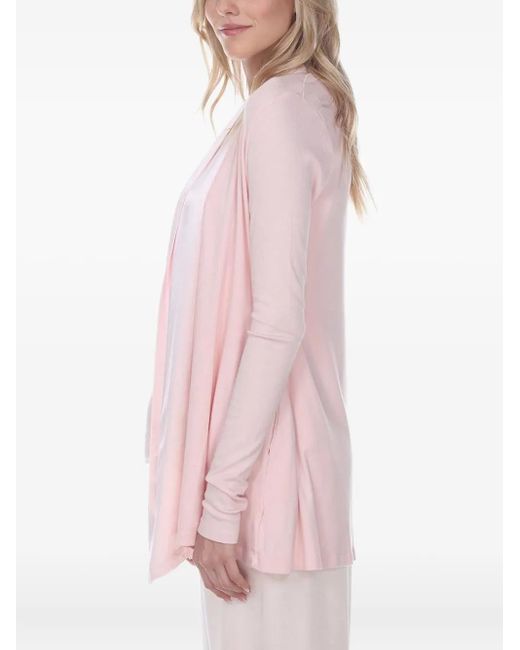 PJ Harlow Dreamwear Pink Amelia Satin-Trimmed Robe