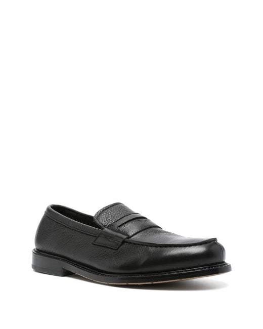 Premiata Black Penny Slot Flat Shoes for men