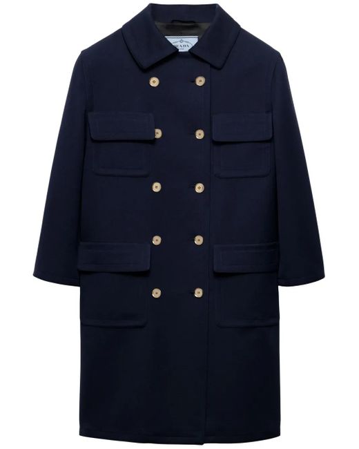 Prada Blue Klassische Cabanjacke