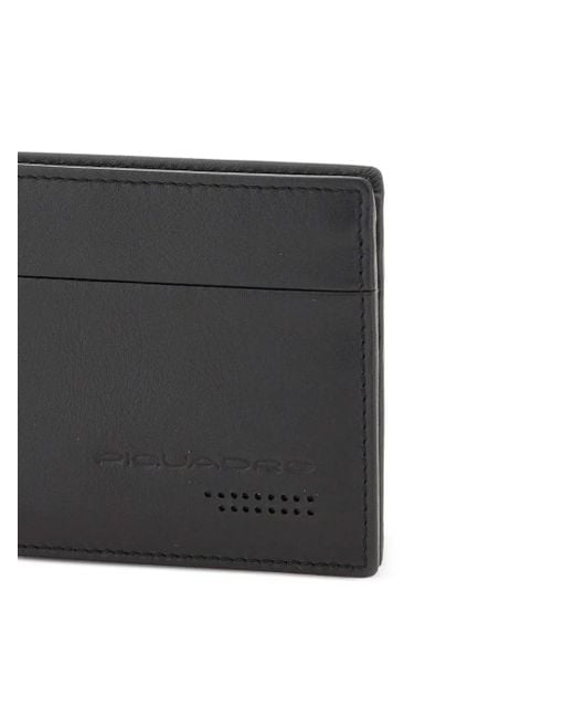 Piquadro Portemonnaie mit Logo-Prägung in Black für Herren