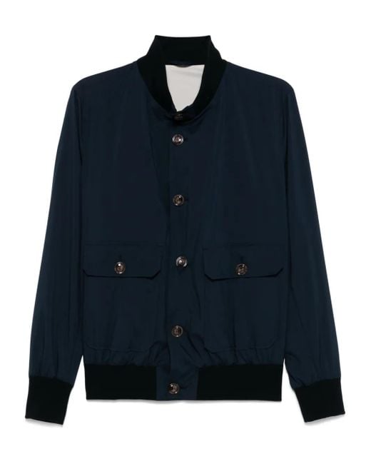 メンズ Barba Napoli Vermont ジャケット Blue