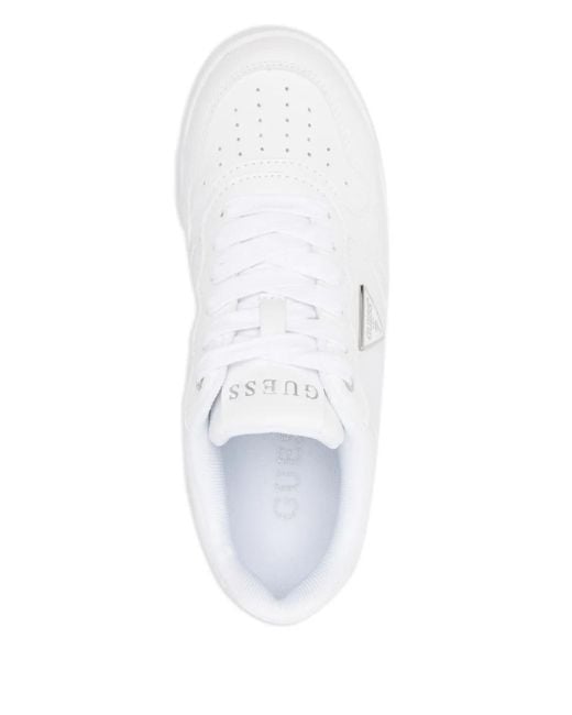Guess プラットフォーム スニーカー White