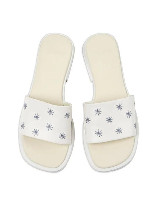 Camper White Dana Sandals