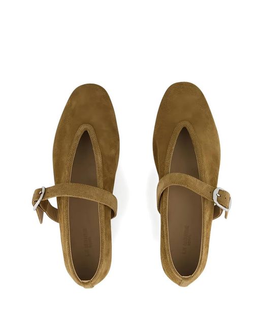 Le Monde Beryl Green Stella Suede Ballet Flats