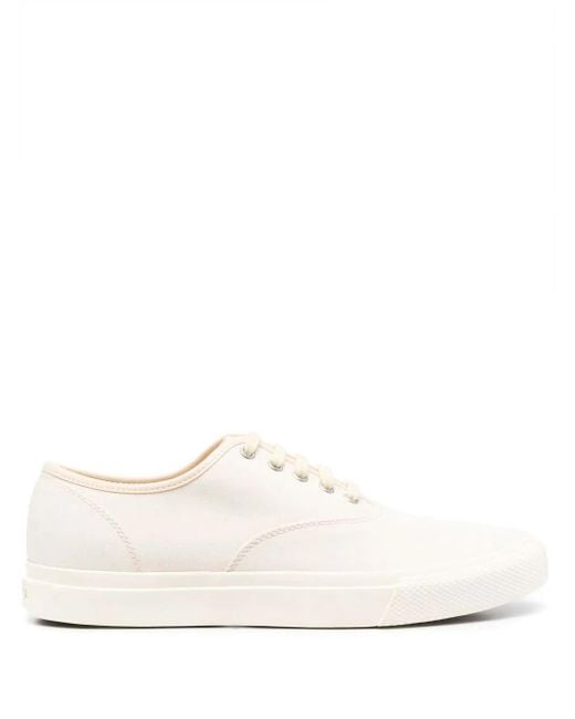 RRL White New Norfolk Lace-Up Sneakers for men