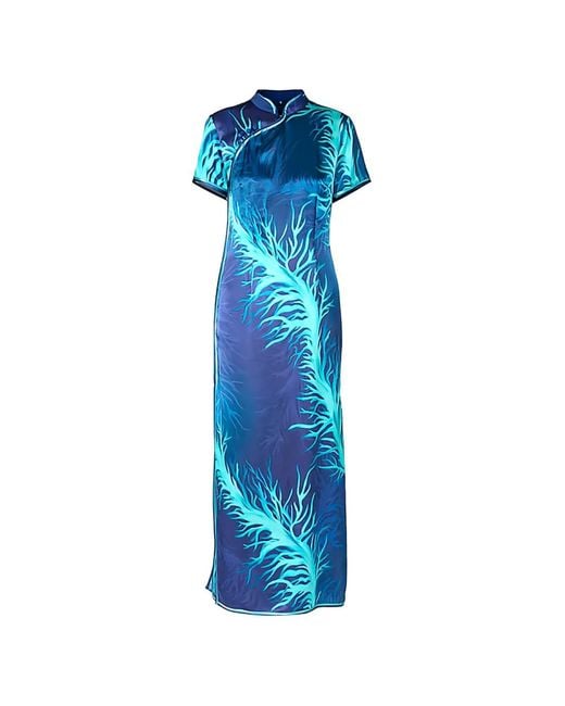 F.R.S For Restless Sleepers Blue Eutenea Dress