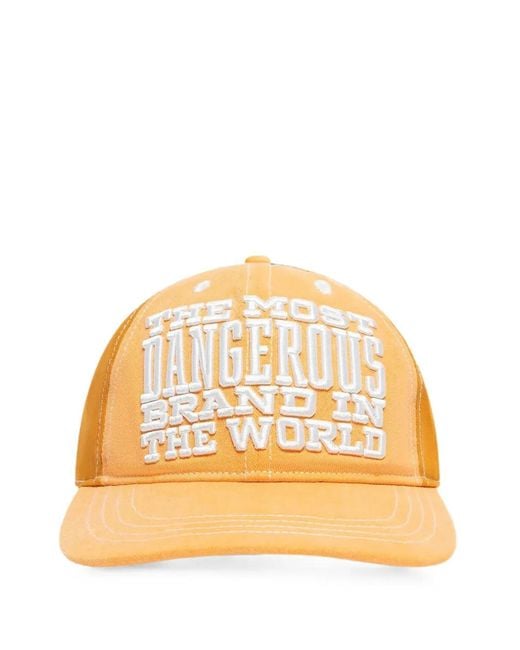 DENIM TEARS Metallic Embroidered Baseball Cap for men