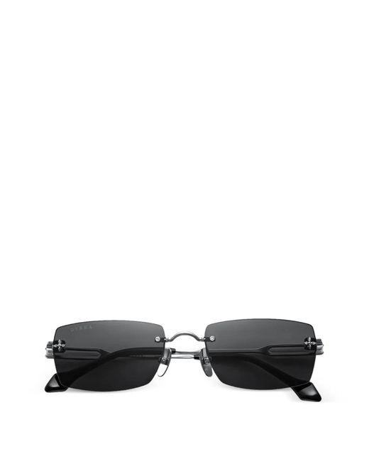 Dyrka Black Rectangle Sunglasses