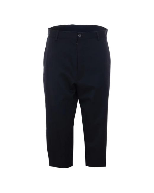 MM6 by Maison Margiela Blue Zip Loose Shorts for men