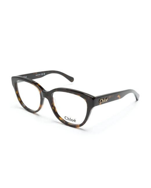 Chloé Brown Square-Frame Glasses