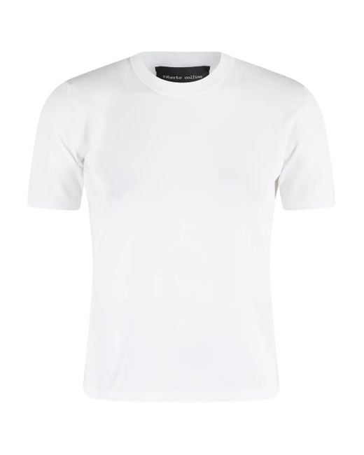 Roberto Collina クルーネック Tシャツ White