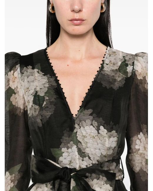 zimmermann balance peplum mini dress Balance Peplum Mini Dress | Zimmermann